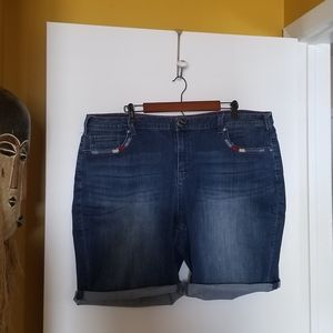 Lane Bryant Bermuda Jean Shorts